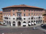 Facade of the Generali Insurance Building, on Largo Castello