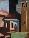 Carlo Carrà, Composizione TA (Natura morta metafisica), 1916-18 (Rovereto, MART) 
