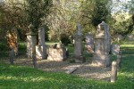 Lapidi del Cimitero Ebraico in Via delle Vigne. Fotografia Baraldi. © IAT Ferrara - Ferrara Terra e Acqua