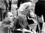L'attrice e il regista sul set di Deserto rosso, a Ravenna, nel 1964.